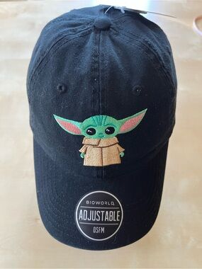 NWT Disney Star Wars Baby Yoda Black Baseball Cap